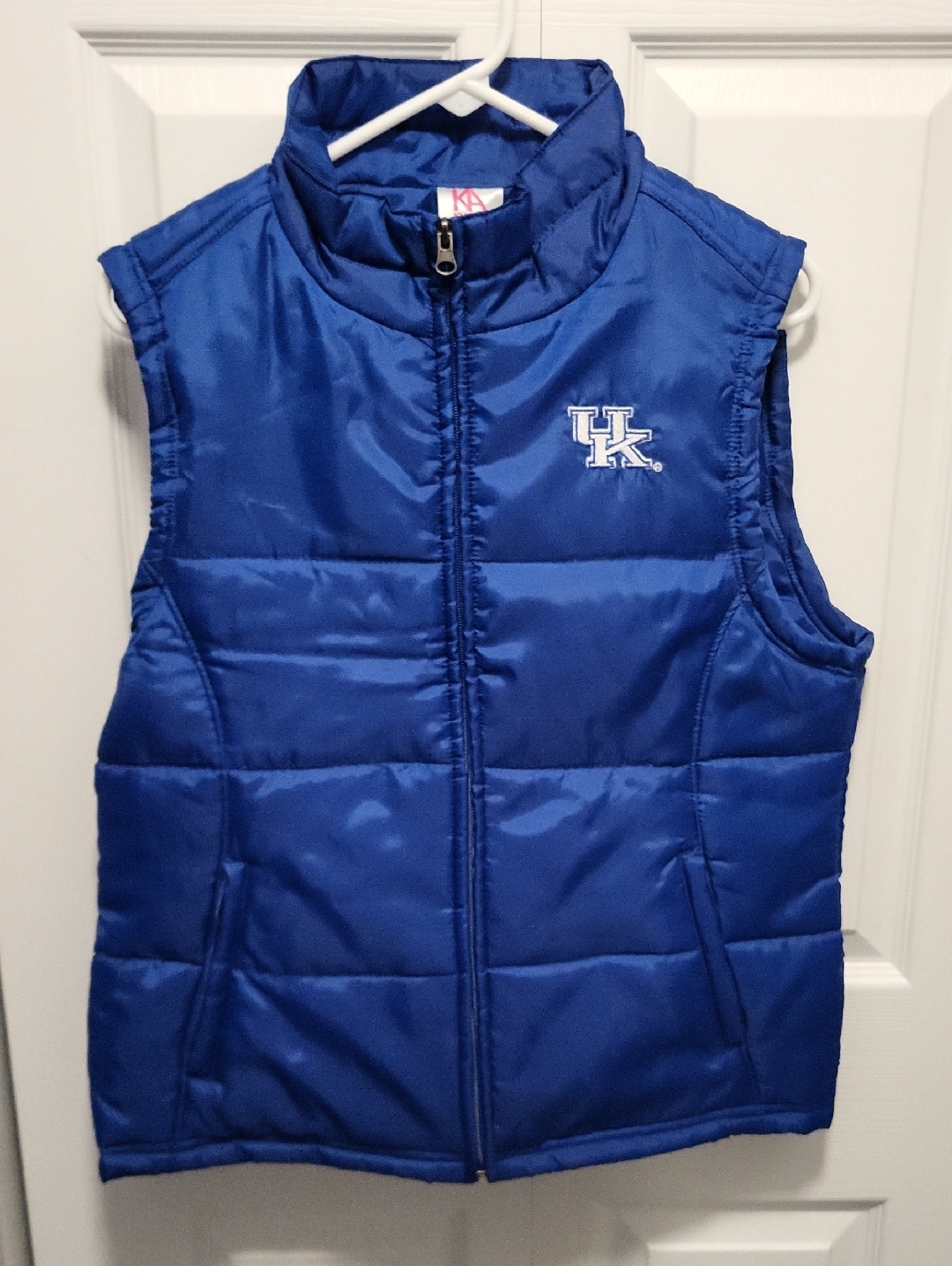 University Of Kentucky Womens Puffer Vest  Royal Blue